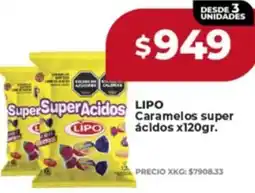 Supermayorista Vital Lipo caramelos super ácidos oferta