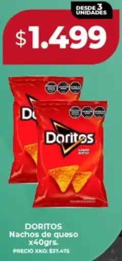 Supermayorista Vital Doritos nachos de queso oferta
