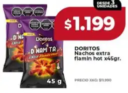 Supermayorista Vital Doritos nachos extra flamin hot oferta