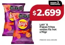 Supermayorista Vital Lay's papas fritas ondas fla hot oferta