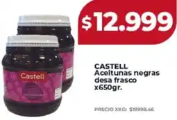 Supermayorista Vital Castell aceitunas negras desa frasco oferta