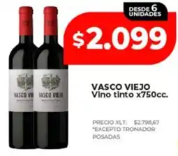 Supermayorista Vital Vasco viejo vino tinto oferta