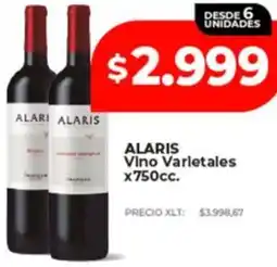 Supermayorista Vital Alaris vino varietales oferta