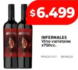 Supermayorista Vital Infernales vino varietales oferta