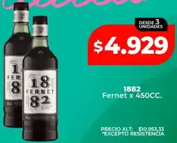 Supermayorista Vital 1882 fernet oferta