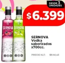 Supermayorista Vital Sernova vodka saborizados oferta