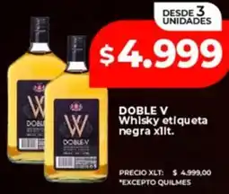 Supermayorista Vital Doble v whisky etiqueta negra oferta