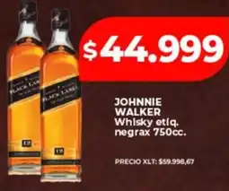 Supermayorista Vital Johnnie walker whisky etiq. negra oferta