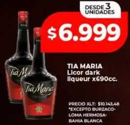 Supermayorista Vital Tia maria licor dark liqueur oferta