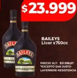 Supermayorista Vital Baileys licor oferta