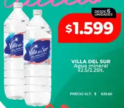Supermayorista Vital Villa del sur agua mineral oferta