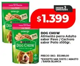 Supermayorista Vital Dog chow allmento perro adulto sabor pavo/cachoro sabor pollo oferta