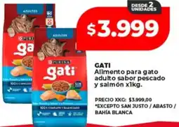 Supermayorista Vital Purina gati alimento para gato adulto sabor pescado y salmón oferta