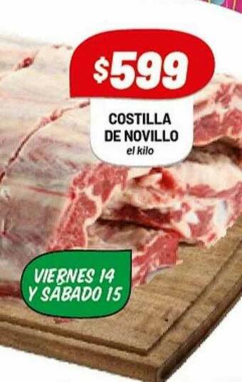 Almacor Costilla De Novillo oferta