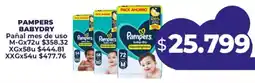 Supermayorista Vital Pampers babydry pañal mes de uso oferta