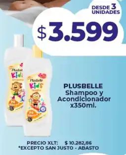 Supermayorista Vital Plusbelle shampoo y acondicionador oferta