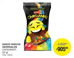 Atomo Conviene Chocomoti huevo pascua georgalos oferta