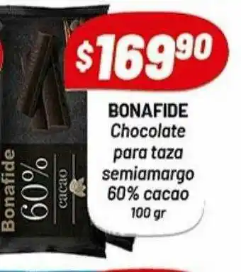 Almacor Bonafide Chocolate Para Taza Semiamargo 60% Cacao oferta