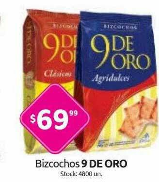 Cordiez Bizcochos 9 De Oro oferta