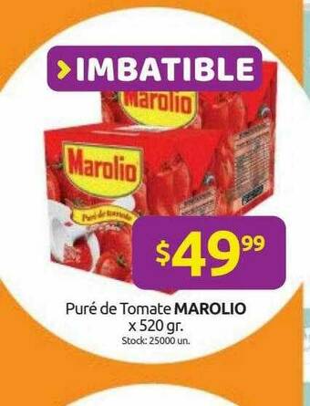 Cordiez Puré De Tomate Marolio oferta