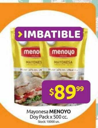 Cordiez Mayonesa Menoyo Doy Pack oferta