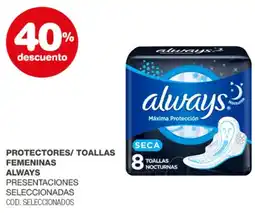 Atomo Conviene Always protectores/ toallas femeninas oferta