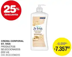 Atomo Conviene St. ives crema corporal productos seleccionados oferta