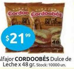 Cordiez Alfajor Cordoobés Dulce De Leche oferta