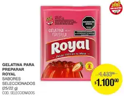 Atomo Conviene Royal gelatina para preparar sabores seleccionados oferta