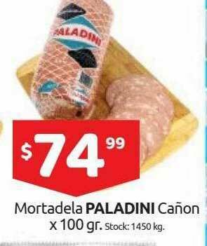Cordiez Mortadela Paladini Cañon oferta