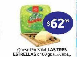 Cordiez Queso Por Salut Las Tres Estrellas oferta