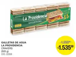 Atomo Conviene La providencia galletas de agua crakers oferta