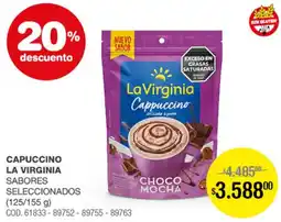 Atomo Conviene La virginia capuccino sabores seleccionados oferta