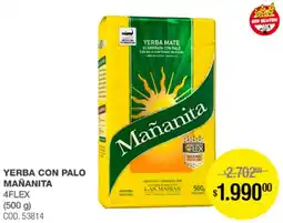 Atomo Conviene Mañanita yerba con palo 4flex oferta