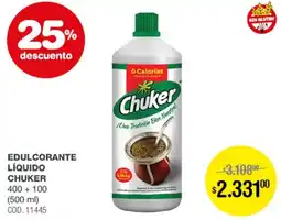 Atomo Conviene Chuker edulcorante líquido oferta
