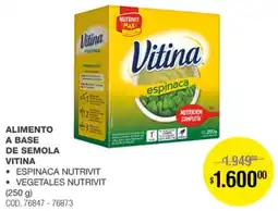 Atomo Conviene Vitina alimento a base de semola oferta
