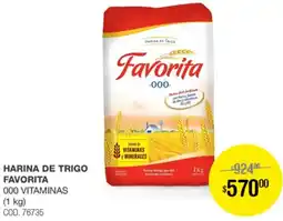 Atomo Conviene Favorita harina de trigo 000 vitaminas oferta