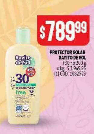 Makro Protector Solar Rayito De Sol oferta
