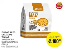 Atomo Conviene Wakas fideos apto celíacos oferta