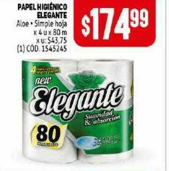 Makro Papel Higiénico Elegante oferta
