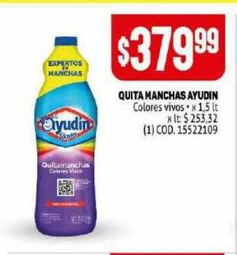 Makro Quita Manchas Ayudin oferta