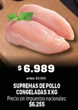 Makro Supremas de pollo congeladas oferta