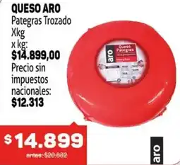 Makro Queso aro pategras trozado oferta