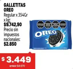 Makro Oreo galletitas regular oferta