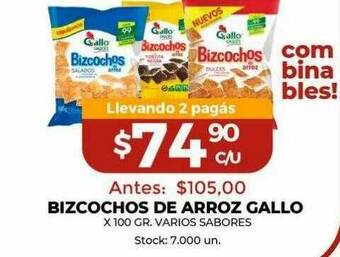 Bizcochos De Arroz Gallo