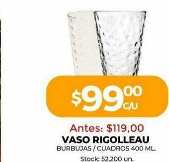 Super MAMI Vaso Rigolleau oferta