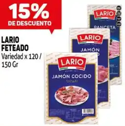 Makro Lario feteado variedad oferta