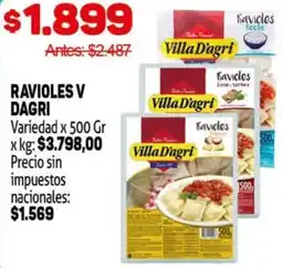 Makro Villa d'agri ravioles v variedad oferta