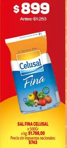 Makro Celusal sal fina oferta