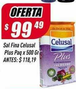 Supermercados Comodin Sal Fina Celusal Plus oferta